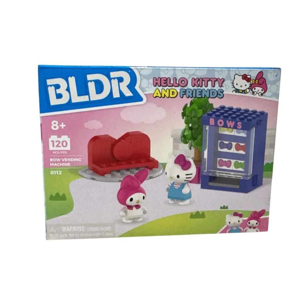 BLDR HELLO KITTY and FRIENDS Bow Vending Machine 120pcs